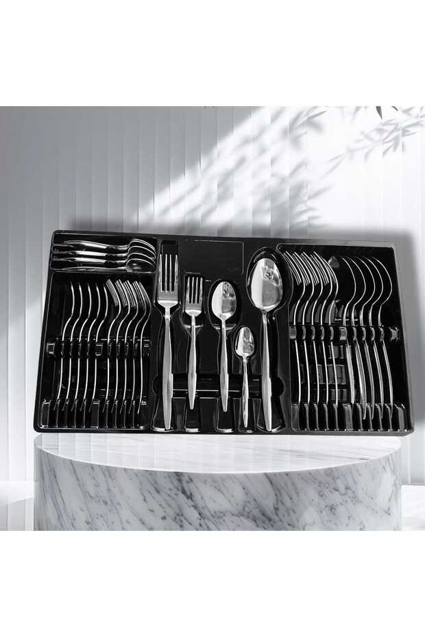 30 Piece 6-Person Cutlery Set Pointed Model (Boxed) - 2