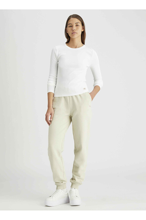 Jeans Eşofman Altı, S, Taş - 1