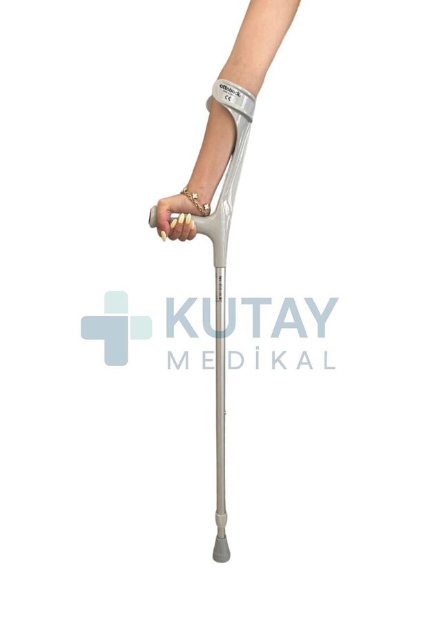 Kanedyen Koltuk Altı Değneği Gri Tek Adet - 2