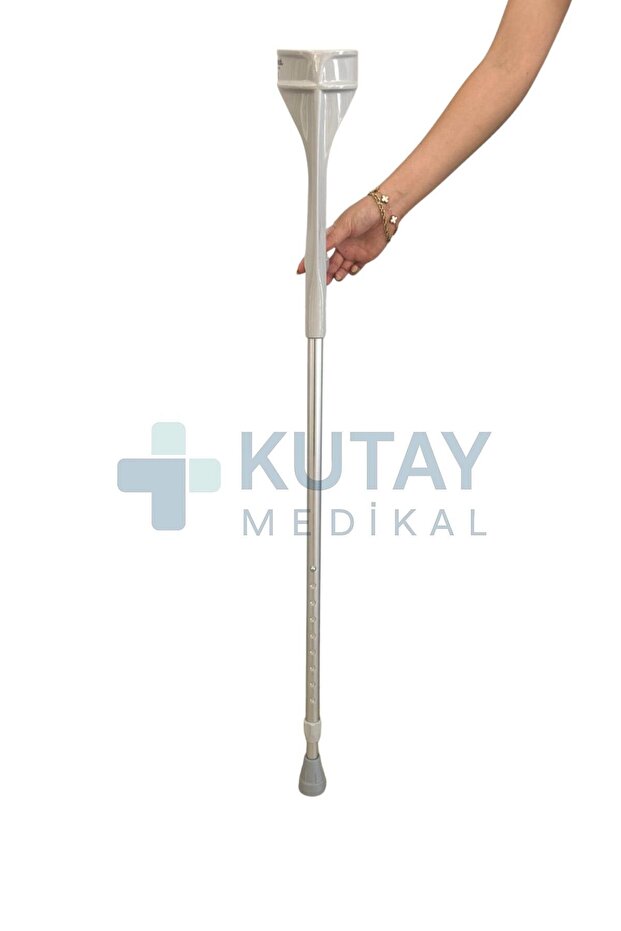 Kanedyen Koltuk Altı Değneği Gri Tek Adet - 6