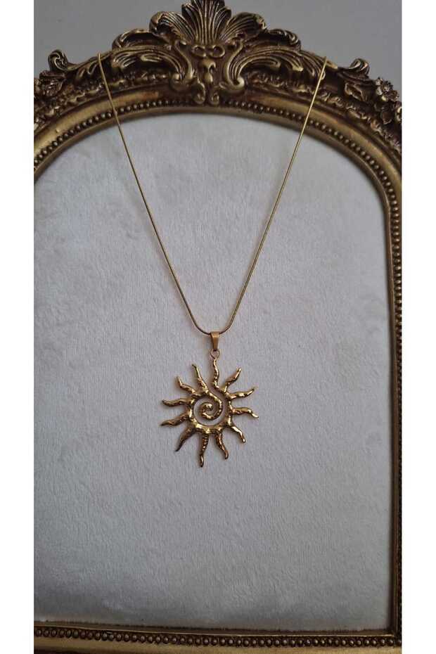 Çelik Kolye Güneş - 4