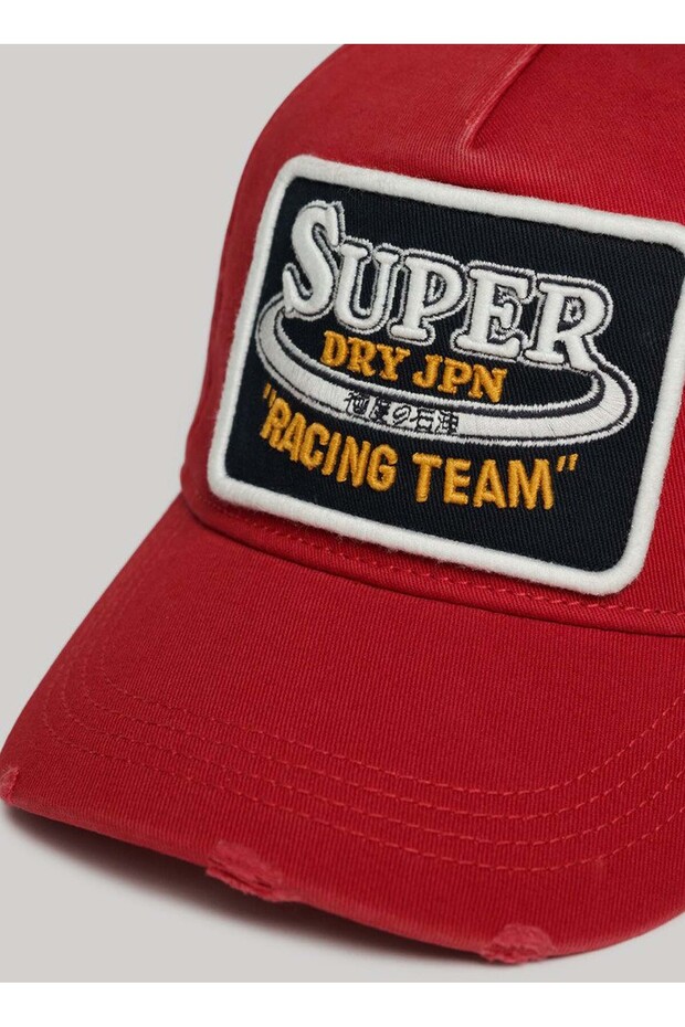 Kırmızı Erkek Şapka W9010177A17I_GRAPHIC TRUCKER CAP - 3