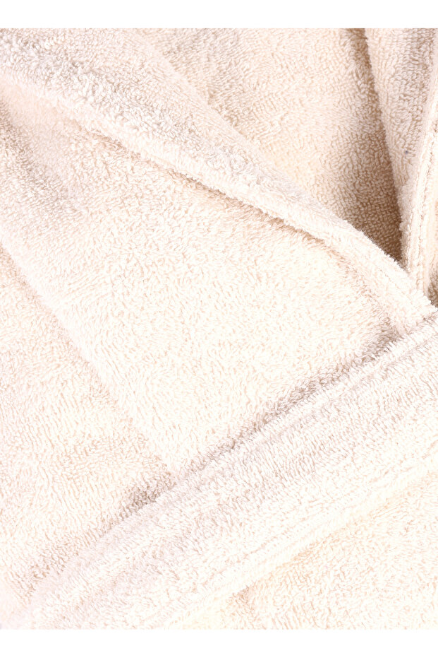 Bej Unisex Bornoz BASİC BORNOZ L-XL BEJ - 4