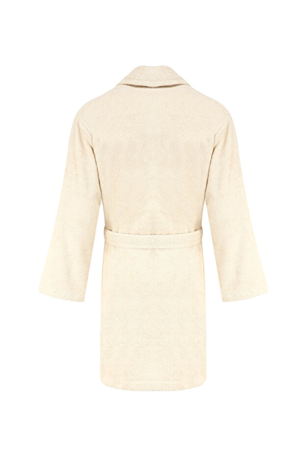 Bej Unisex Bornoz BASİC BORNOZ L-XL BEJ - 2