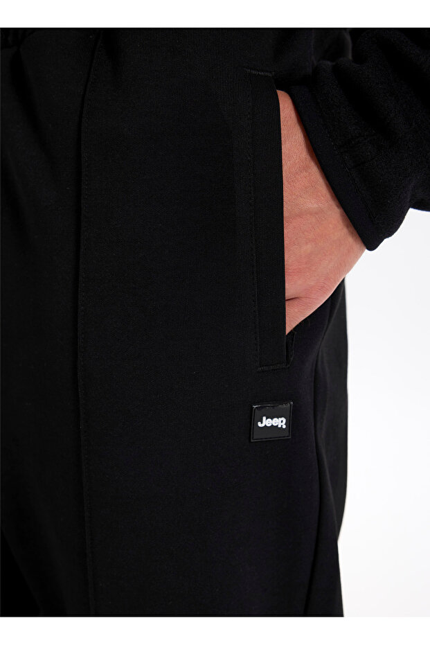 Siyah Erkek Standart Eşofman Altı J4WM-EA7226 - 4