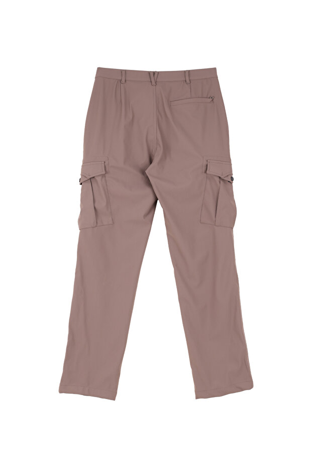 Düz Paça Deve Tüyü Erkek Kargo Pantolon D4WM-PNT3426 - 2
