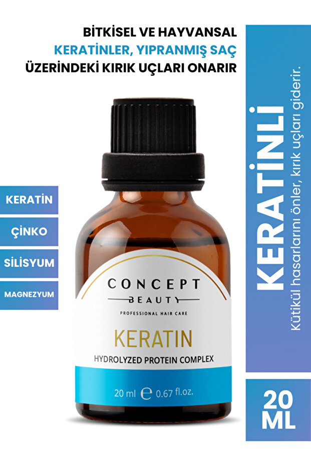 Keratin Hair Care Shot - Keratin-Magnesium-Zinc Extract Hair Care Serum (20ml)