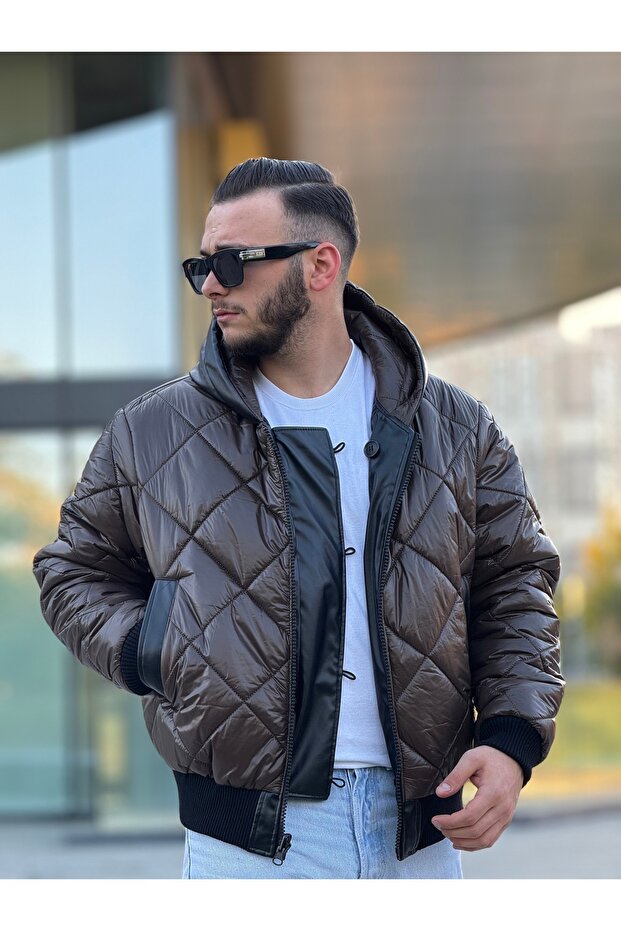 Men's Double Sided Puffer Jacket - 3