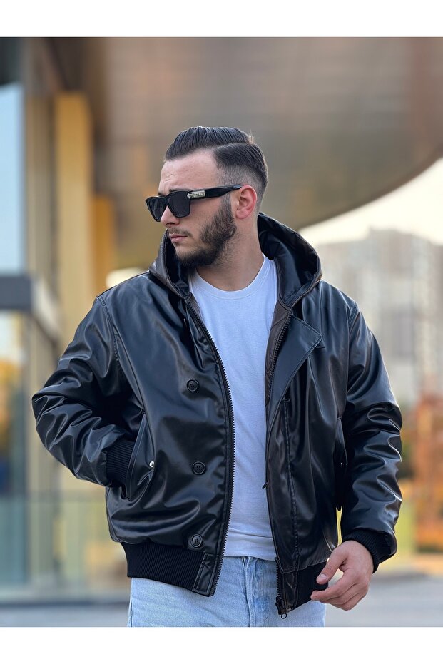 Men's Double Sided Puffer Jacket - 5