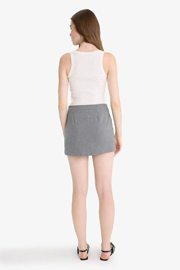 Yüksek Bel Mini Etek D5112AX25AU - 6