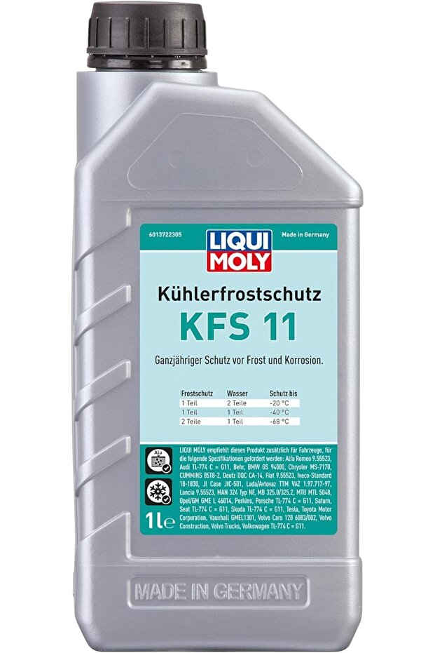 سائل تبريد مضاد للتجمد 2000/11 KFS، 1 لتر، أزرق