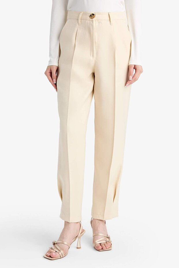 Regular Fit Saten Pantolon F8736AX25AU - 5