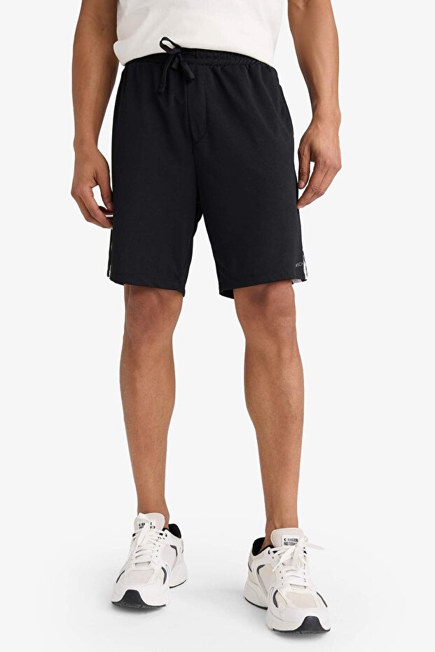 DeFactoFit Standart Fit Sporcu Kısa Paça Cepli Şort E7519AX25AU - 5