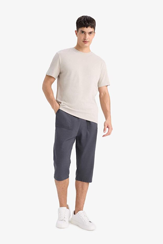 Regular Fit Pamuklu Kapri E5348AX25SM - 4
