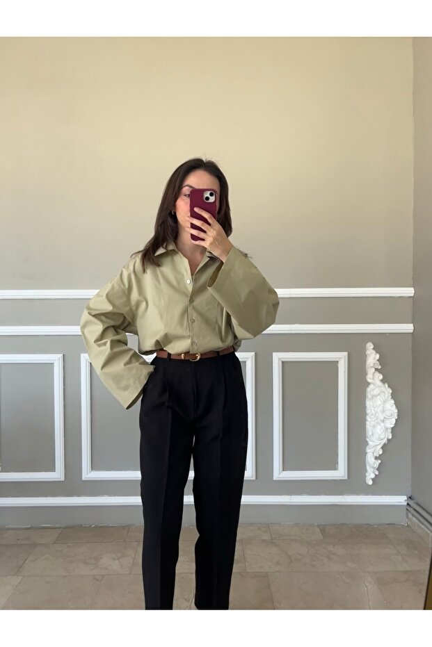 Oversize gömlek - 1