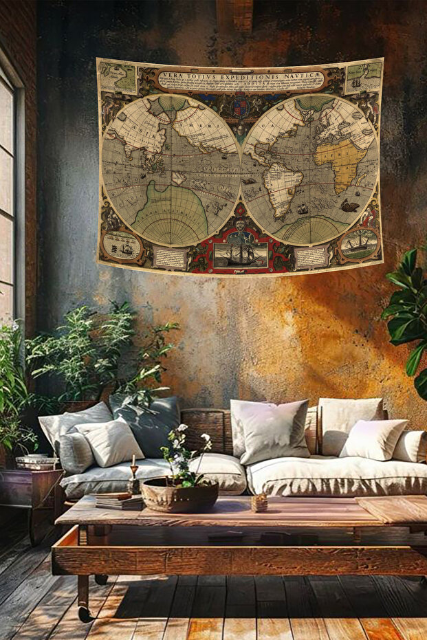 جدارية منقوشة بخريطة الاكتشافات القديمة - 4