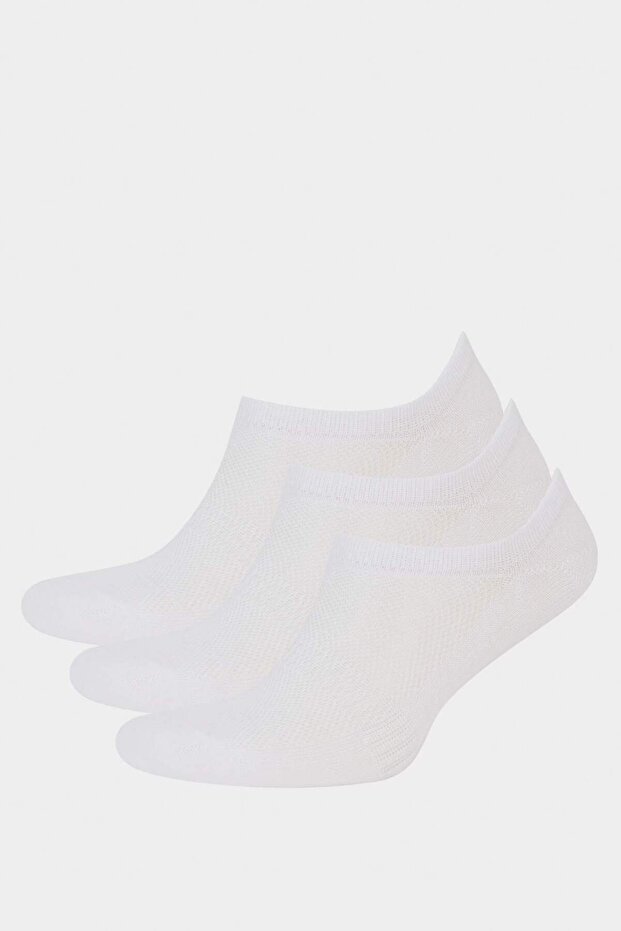 Women's 3-Piece Cotton Sneaker Socks F5425Axns