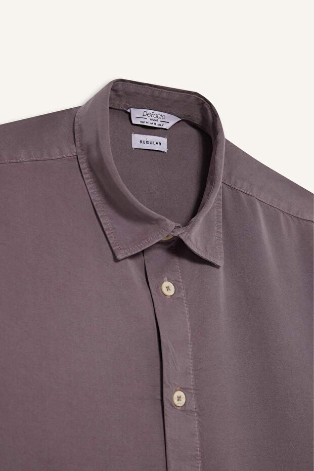 Regular Fit Kısa Kollu Gömlek E2530AX25SM - 8