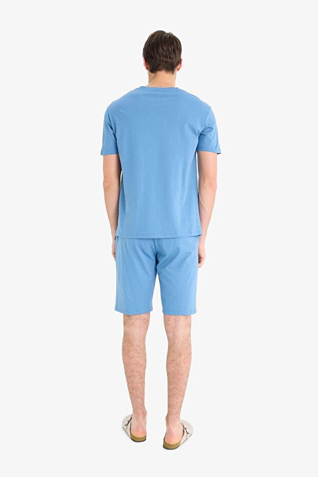 Pijama Takımı Baskılı Kısa Kollu Üst Şort F6185AX25SP - 7
