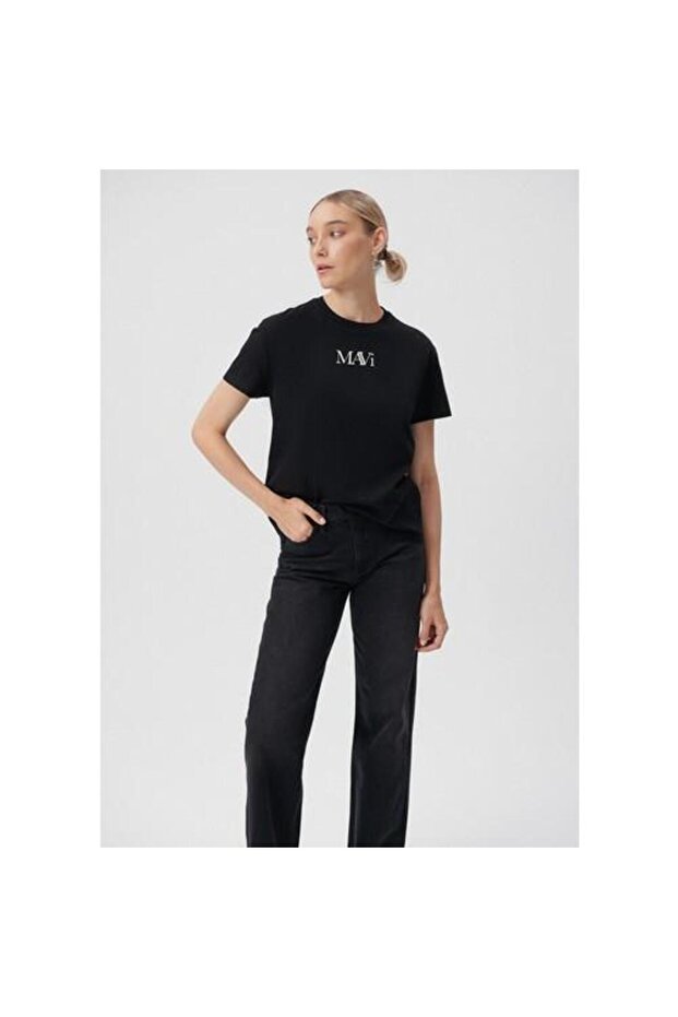 Logo Black Women's T-Shirt M1611594-900