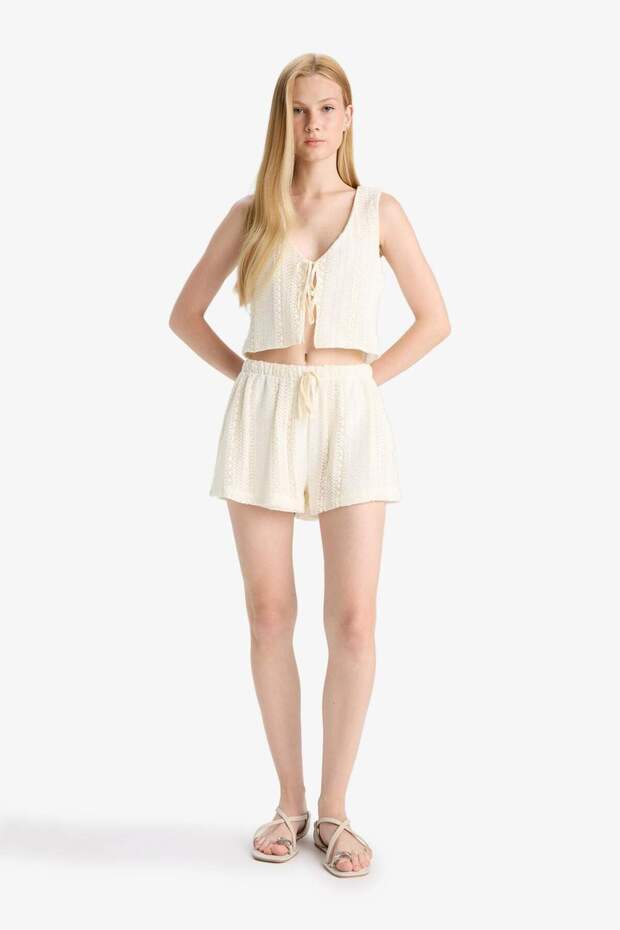 Coool Triko Görünümlü Şort F6262AX25HS - 3