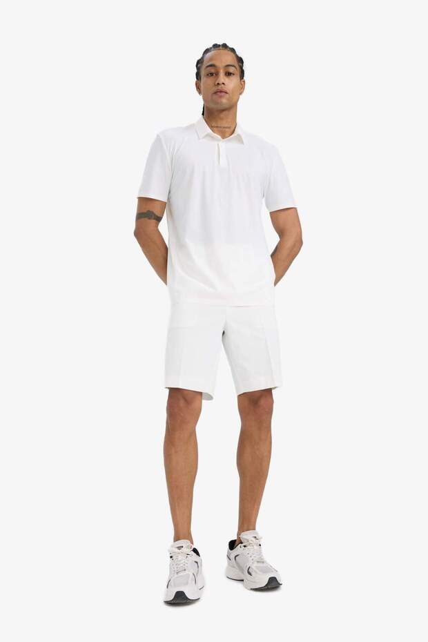 DeFactoFit Standart Fit Sporcu Kısa Paça Dokuma Şort E4136AX25SM - 5