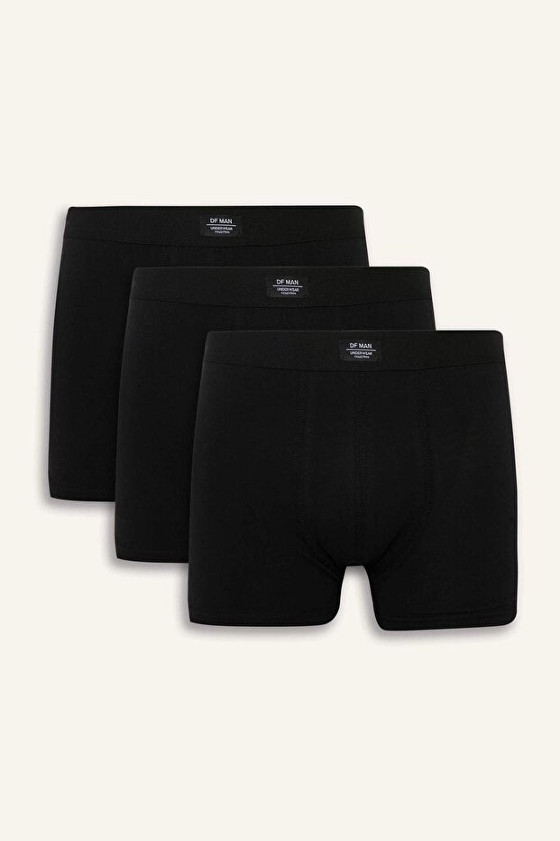 Regular Fit 3'lü Boxer - 1