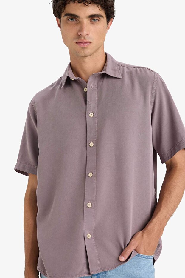 Regular Fit Kısa Kollu Gömlek E2530AX25SM - 1