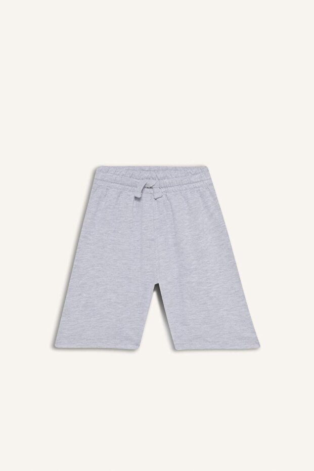 Kız Çocuk Relax Fit Beli Lastikli Basic Düz Şort D9058A825HS - 6