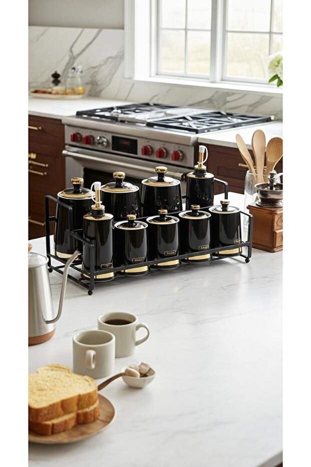 طقم برطمانات علب بهارات وتوابل - 2