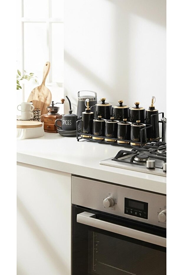 طقم برطمانات علب بهارات وتوابل - 4