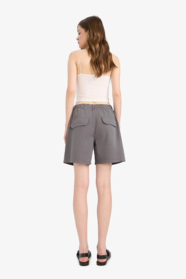 Coool Normal Bel Kısa Paça Gabardin Şort F3318AX25SM - 7
