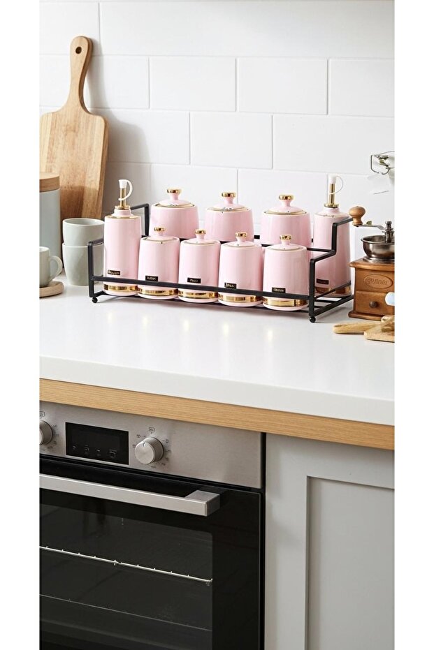 طقم برطمانات علب بهارات وتوابل - 1