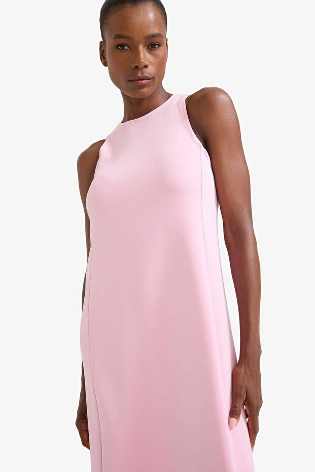 Rochie midi modală fără mâneci DeFactoFit cu decolteu rotund F6186AX25SM - 6
