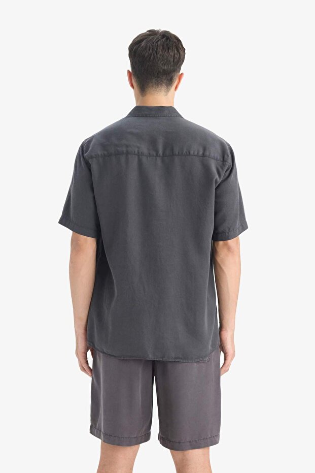 Regular Fit Kısa Kollu Gömlek E2530AX25SM - 7