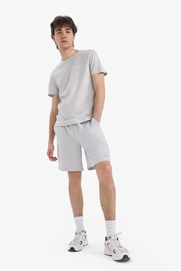 Beli Bağcıklı Dar Paça Şort E5843AX25SM - 2