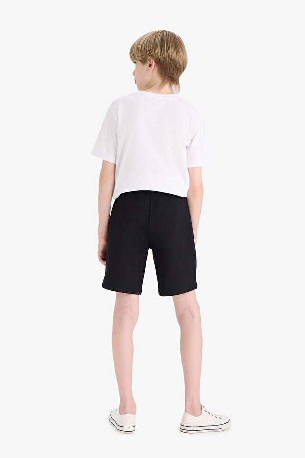 Erkek Çocuk Beli Lastikli Baskılı Şort F6433A825HS - 6