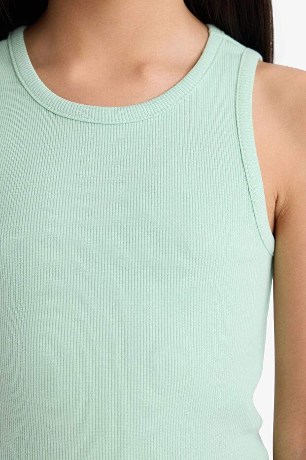 Kız Çocuk Bisiklet Yaka 2'li Atlet B6704A825SM - 8