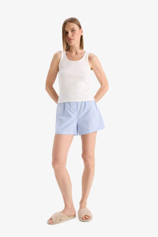 Regular Fit Poplin 2li Alt-Fall in Love E4342AX25SM - 7
