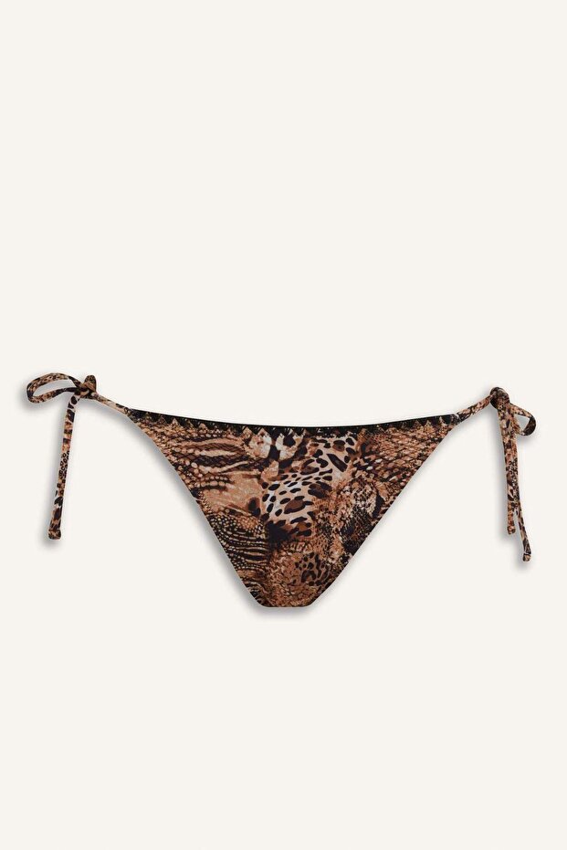 Regular Fit Leopar Desenli Bikini Alt-Fall in Love E3898AX25SM - 6