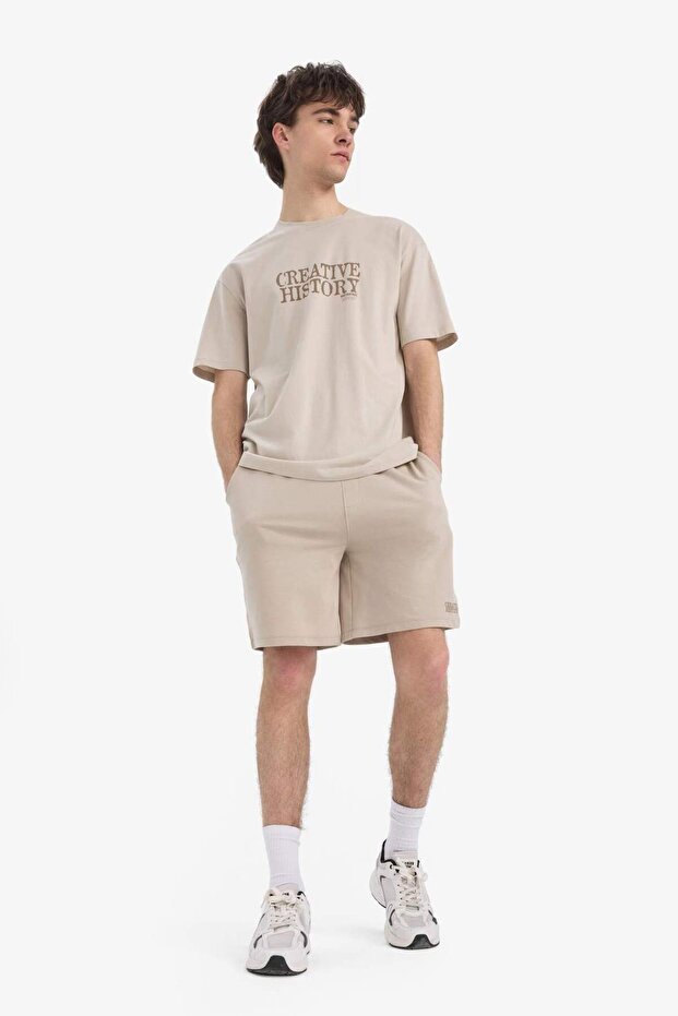 Beli Bağcıklı Dar Paça Şort E5843AX25SM - 2