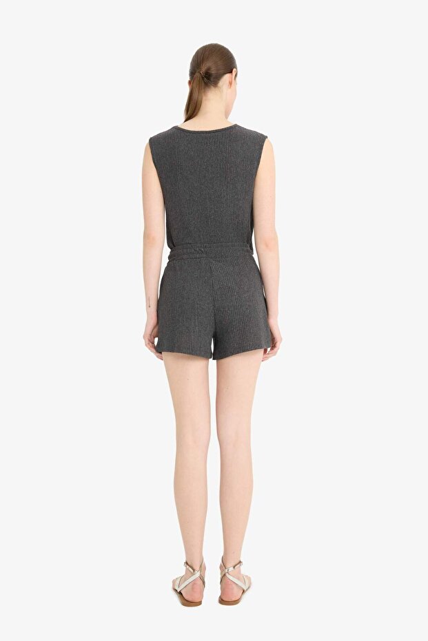 Regular Fit Bürümcük Şort F4441AX25SM - 7