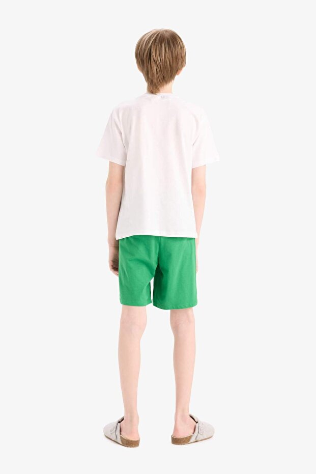 Erkek Çocuk Xbox Pijama Takımı Kısa Kollu Üst Beli Lastikli Şort E0345A825HS - 8
