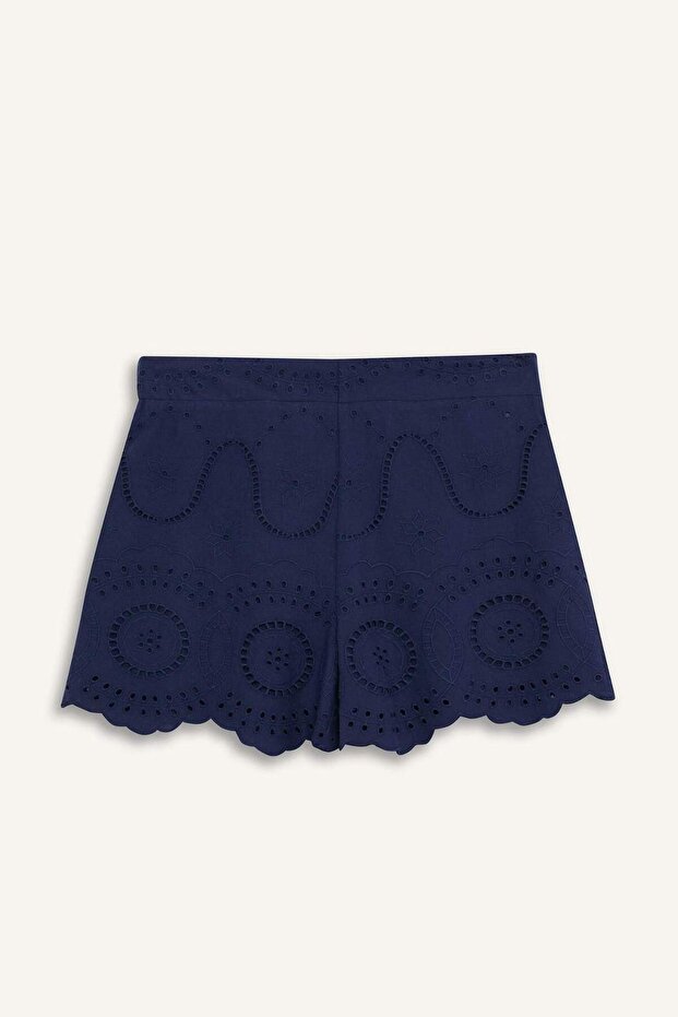Regular Fit Brode Plaj Şortu-Fall in Love E0599AX25SM - 5