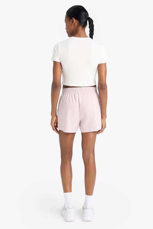 DeFactoFit Standart Fit Sporcu Kısa Paça Basic Düz Kırmızı Şort Z6696AZ25SM - 6