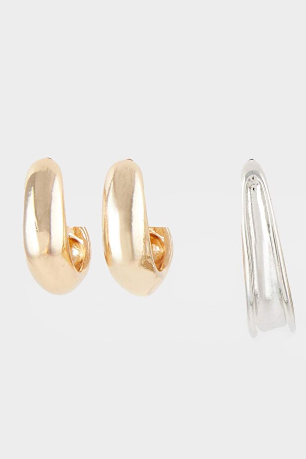 Kadın 3'lü Parlak Küpe E9063AXNS - 2