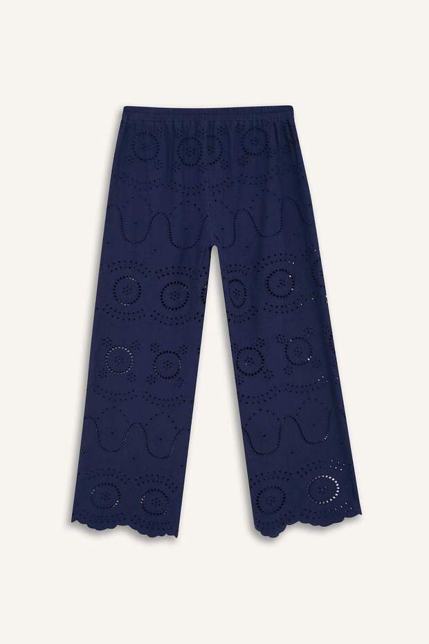 Regular Fit Brode Plaj Pantolonu-Fall in Love E4711AX25SM - 8