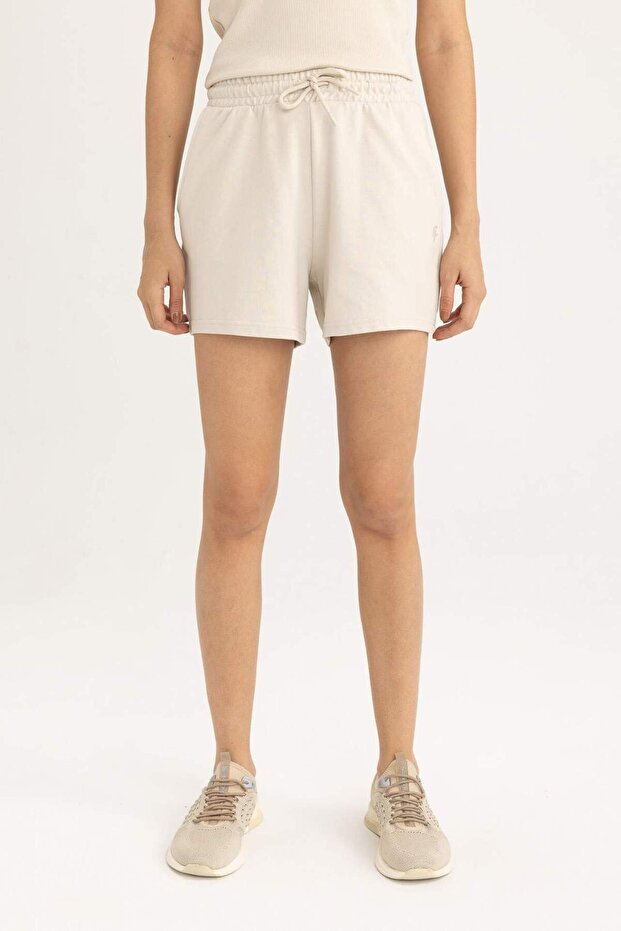 DeFactoFit Standart Fit Sporcu Kısa Paça Basic Düz Kırmızı Şort Z6696AZ25SM - 4