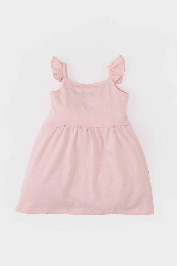 Kız Bebek Çiçekli Askılı Elbise C0285A525SM - 4