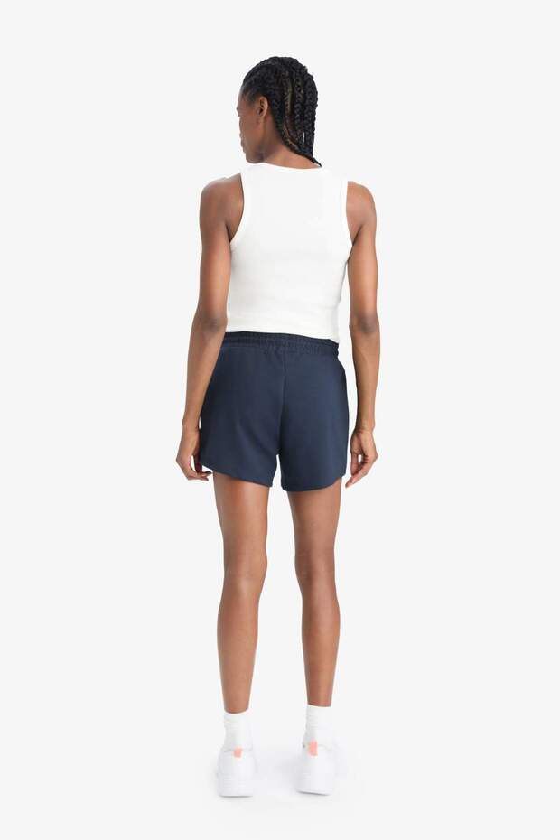 DeFactoFit Esnek Belli Beyaz Sporcu Şort F3266AX25SM - 7